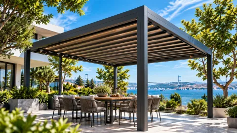 Pergola tente örnek görselleştirmesi