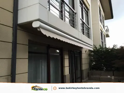 beyaz kasetli tente modeli