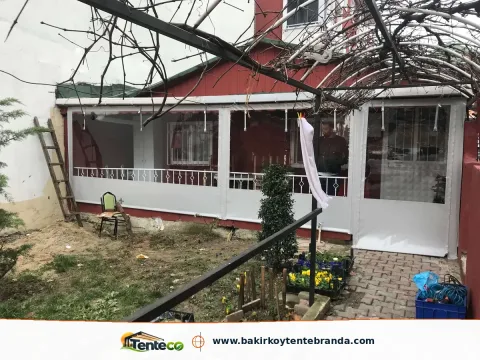 veranda seffaf branda sistemi