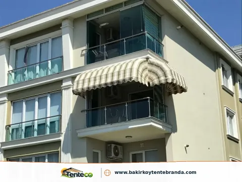 balkon icin koruklu tente