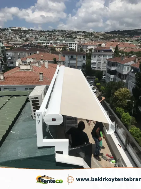 teras icin kasetli tente