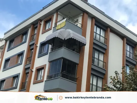 balkon koruklu tente sistemi