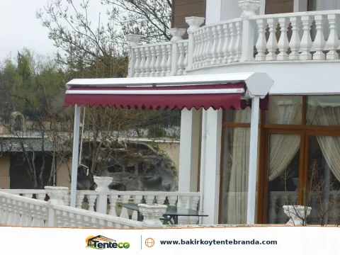 villa bordo cift yonlu tente