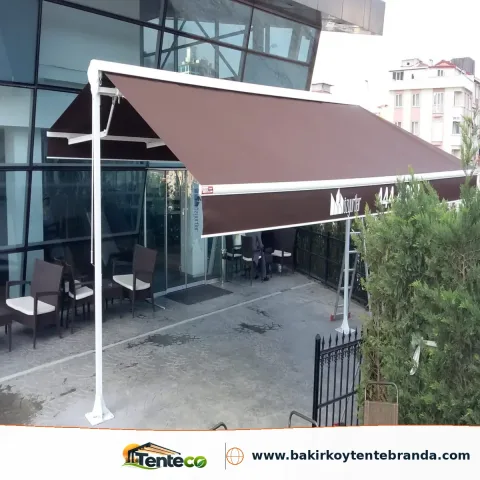 kahverengi cift yonlu tente modeli