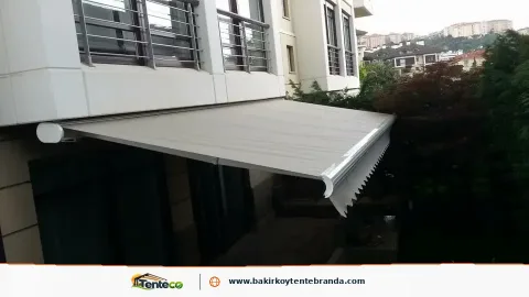 balkon alti kasetli tente