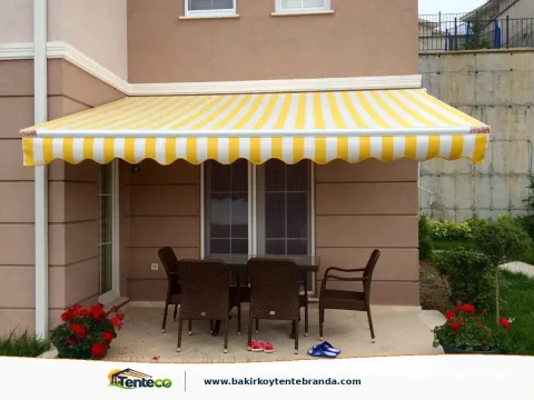 17 beyaz mafsalli tente modeli