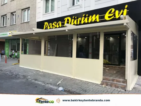 dukkan seffaf branda kapama