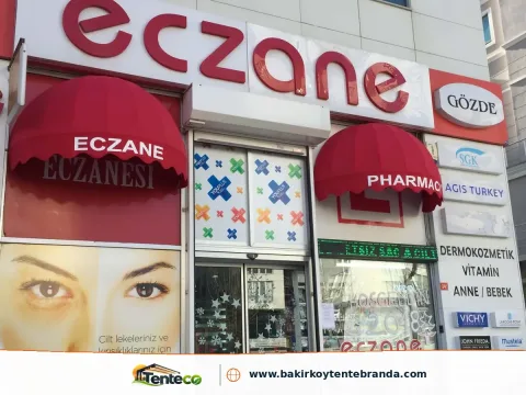 eczane icin kirmizi karpuz tente